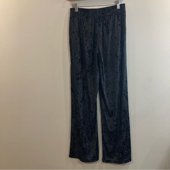 FABLETICS Sz S Go-To  Crushed Velour Wide Leg High Rise Palazzo Style Pants - Picture 3 of 10